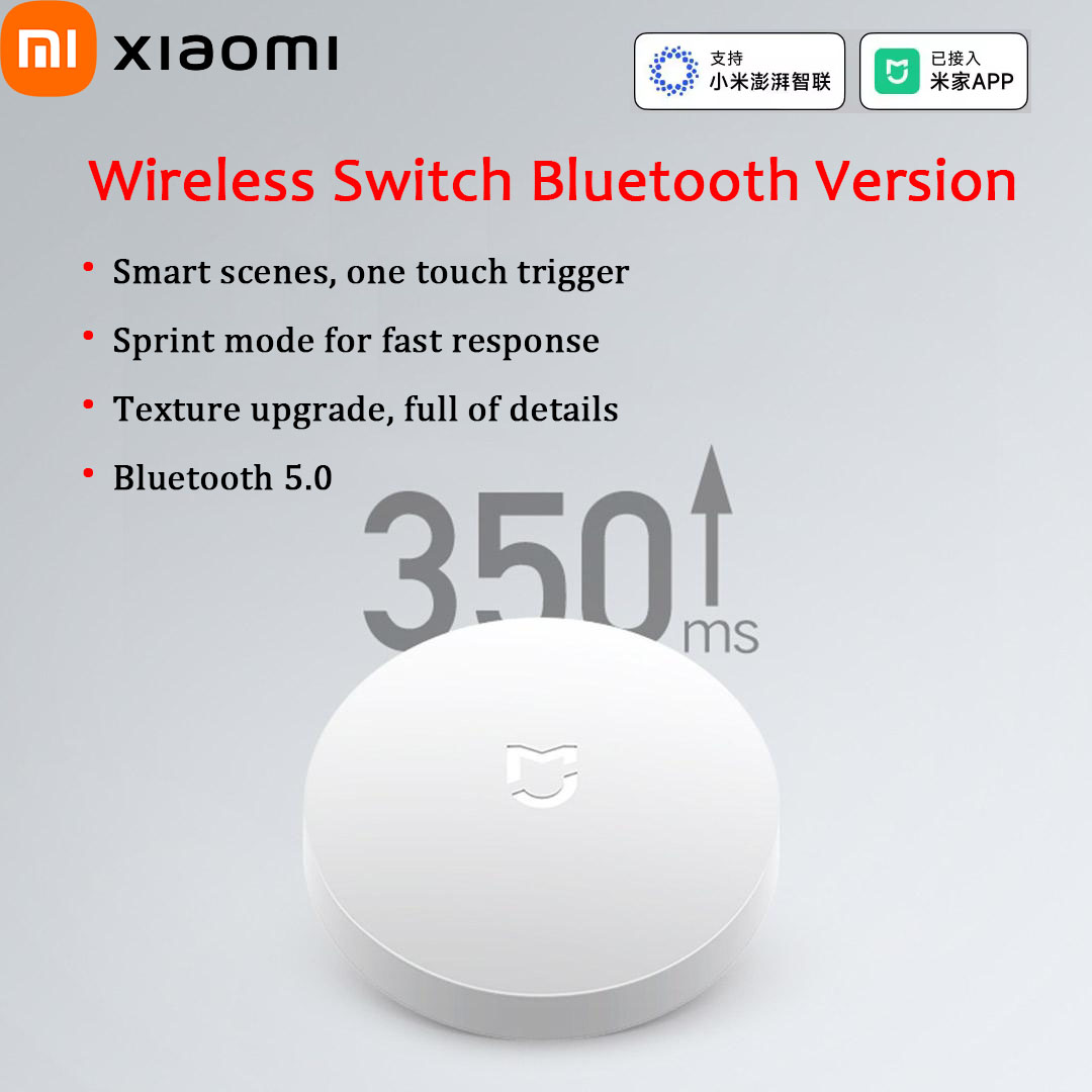 Smart Home Hub Xiaomi - Xiaomi Wireless Switch Bluetooth Version Smart