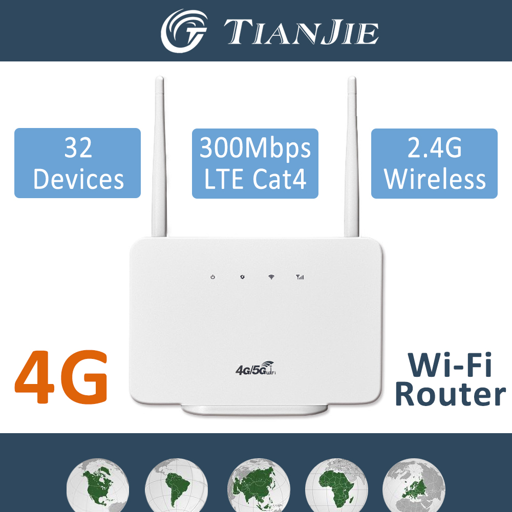 Smart Home Router - TIANJIE 4G CP106 WiFi Router with