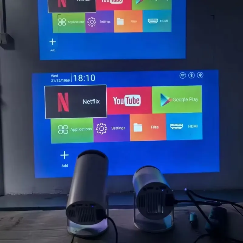 Smart Home Miniature - Latest HY300 Pro Smart Projector Auto