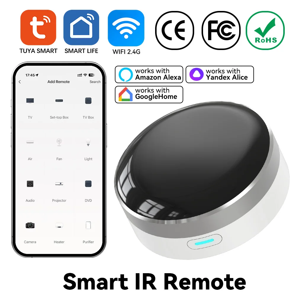 Universal Remote Smart Home - YFK WiFi Smart IR Blaster Universal