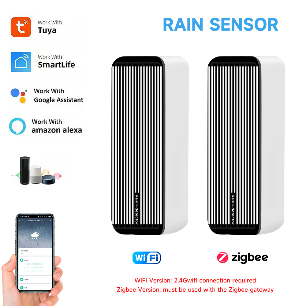 Rain Sensor Alert Wifi Zigbee  - đánh giá và giá Wifi Water Sensor