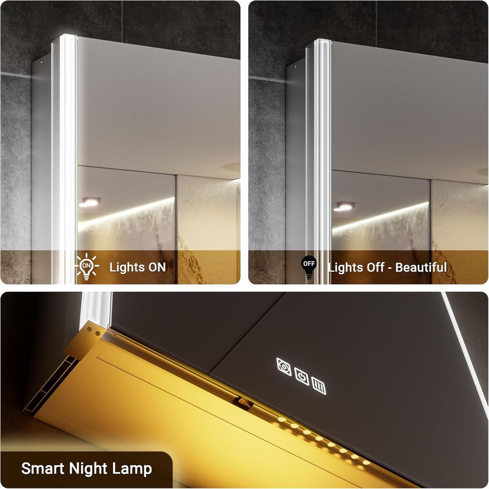 20x32 Lighted Medicine Cabinet - đánh giá và giá Smart Home Living