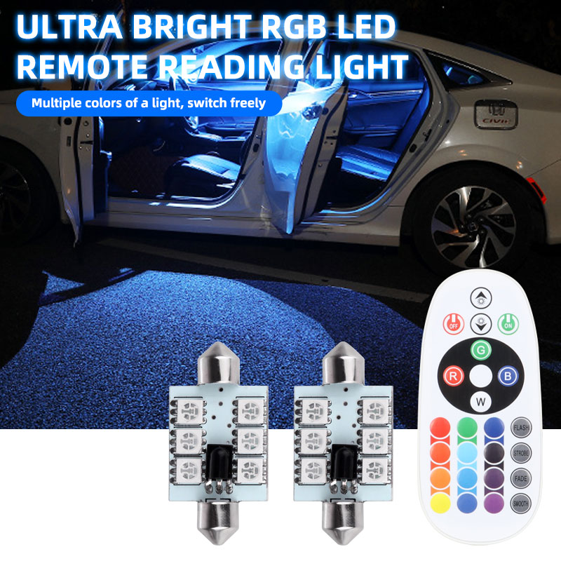 2Pcs LED C5W Festoon Roof  C10 - đánh giá và giá Voice Control Light Bulb