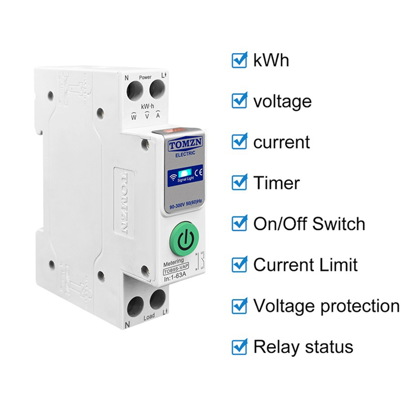 ABDE-TOMZN TOB9S-VAP TUYA Smar - đánh giá và giá Smart Energy Monitor