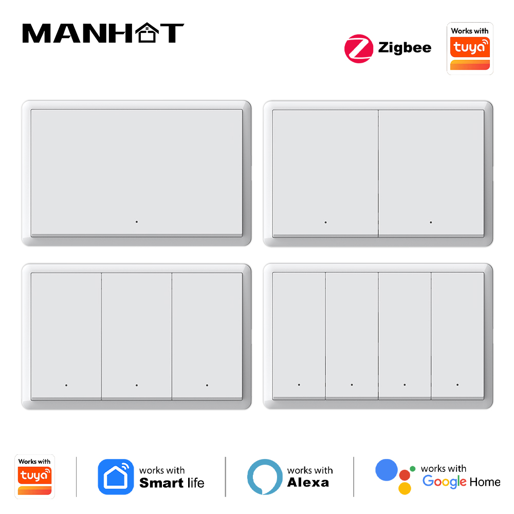 Manhot Smart zigbee Switch No  - đánh giá và giá Smart Home Lighting