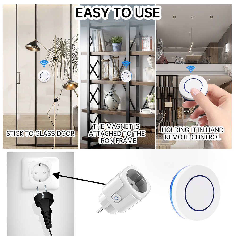 Wireless Socket RF433 Smart Ho - đánh giá và giá Universal Remote Smart Home