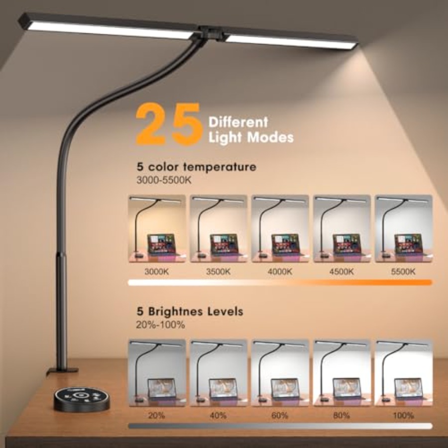 Led Desk Lamp for Office Home  - đánh giá và giá Smart Home Lighting