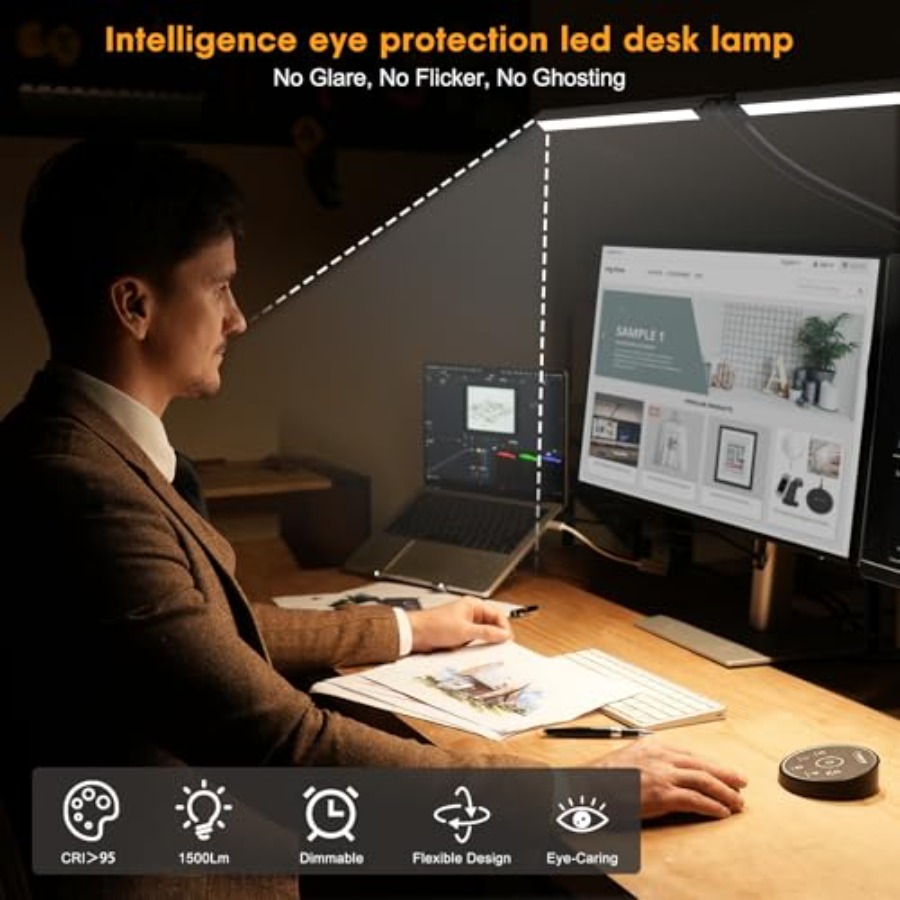 Led Desk Lamp for Office Home  - đánh giá và giá Smart Home Lighting