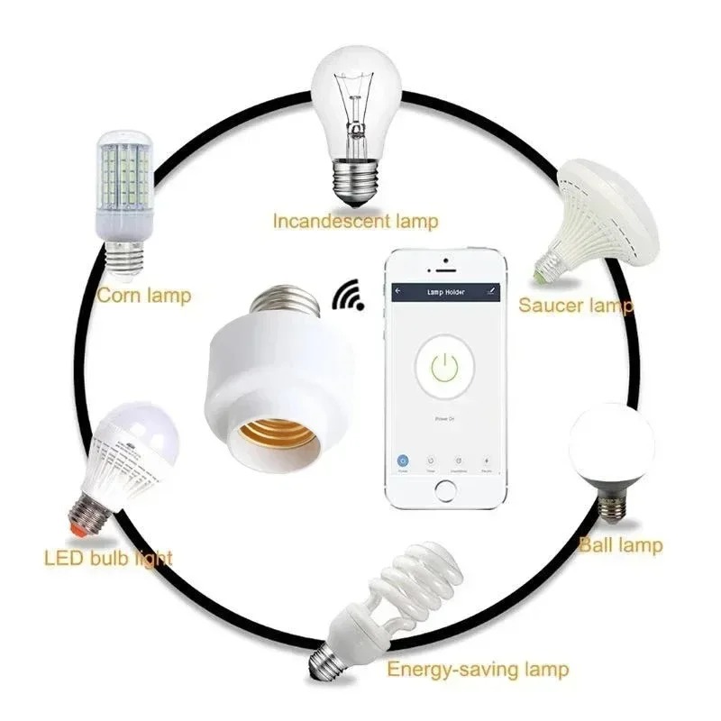 Tuya WIiFi BL E27 Socket Smart - đánh giá và giá Voice Control Light Bulb