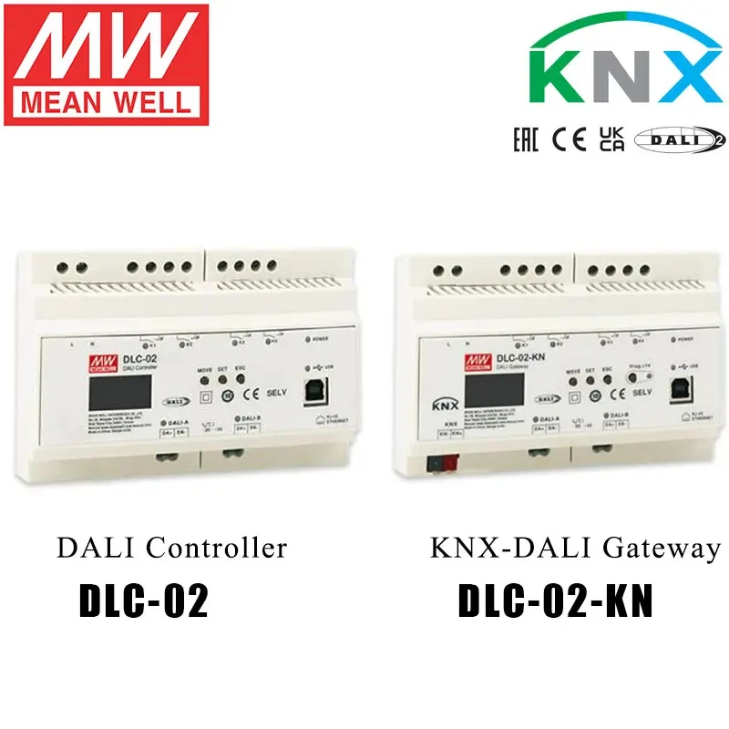 Mean Well DLC-02-KN KNX to DAL - đánh giá và giá Smart Home Knx System