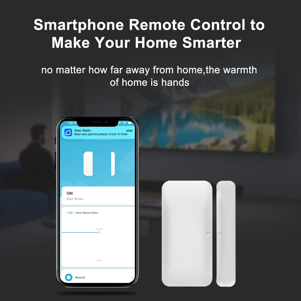 Tuya Zigbee Wireless Door Wind - đánh giá và giá Smart Home Miniature