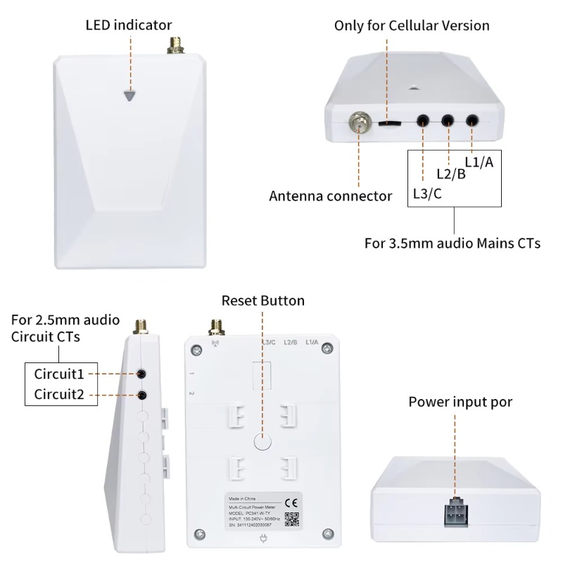 2025 Energy Monitor Solar Ener - đánh giá và giá Smart Energy Monitor