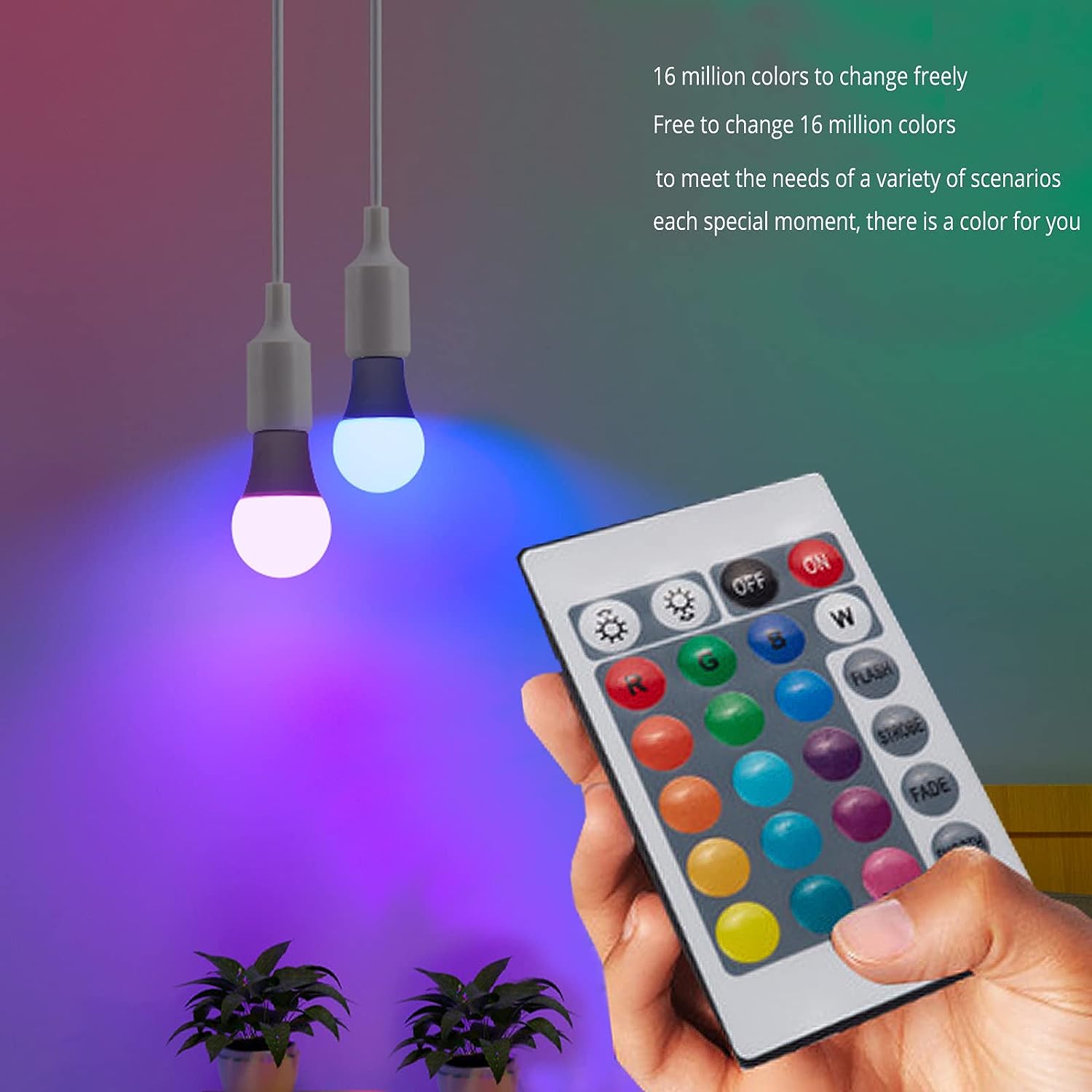 E27 220V 16 Colors RGB Bulb LE - đánh giá và giá Voice Control Light Bulb