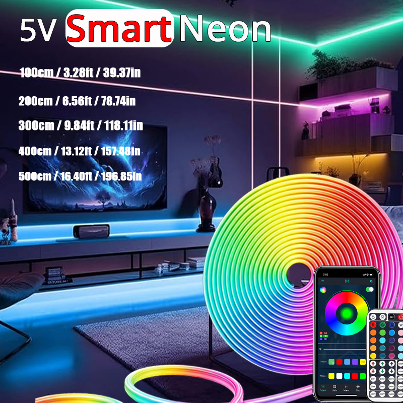 Flexible Smart Neon RGB Strip  - đánh giá và giá Smart Power Strip