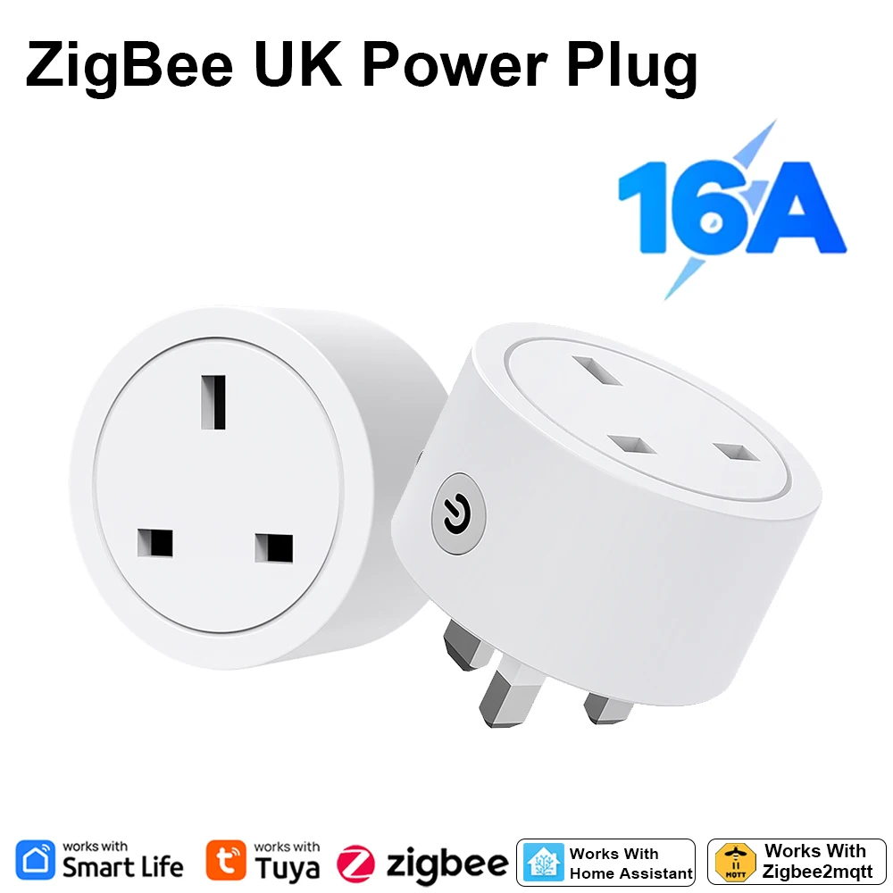 Zigbee Smart Plug 16A UK Socke - đánh giá và giá Smart Energy Monitor