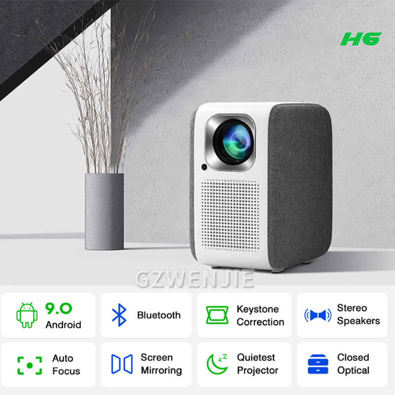 H6 Mini Projector LED 1080P Fu - đánh giá và giá Smart Home Video