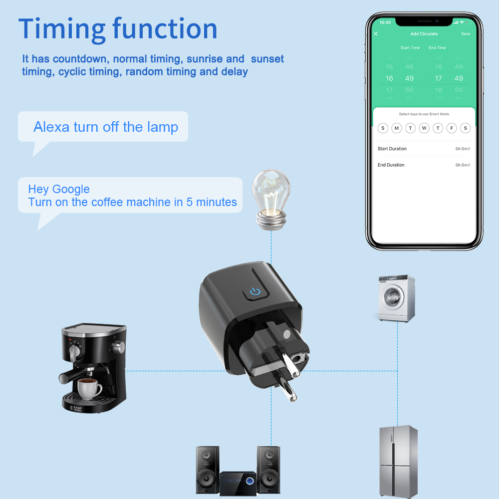 Tuya Smart Socket WiFi Remote  - đánh giá và giá Smart Energy Monitor