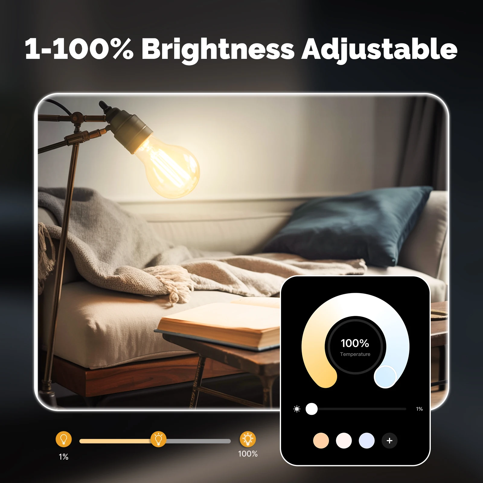 MOES TUYA Matter Smart Filamen - đánh giá và giá Voice Control Light Bulb