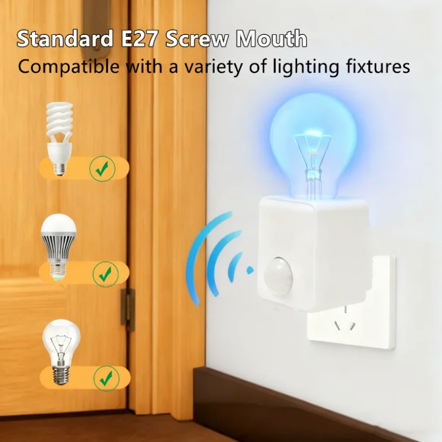 E27 PIR Motion Sensor Led Swit - đánh giá và giá Voice Control Light Bulb