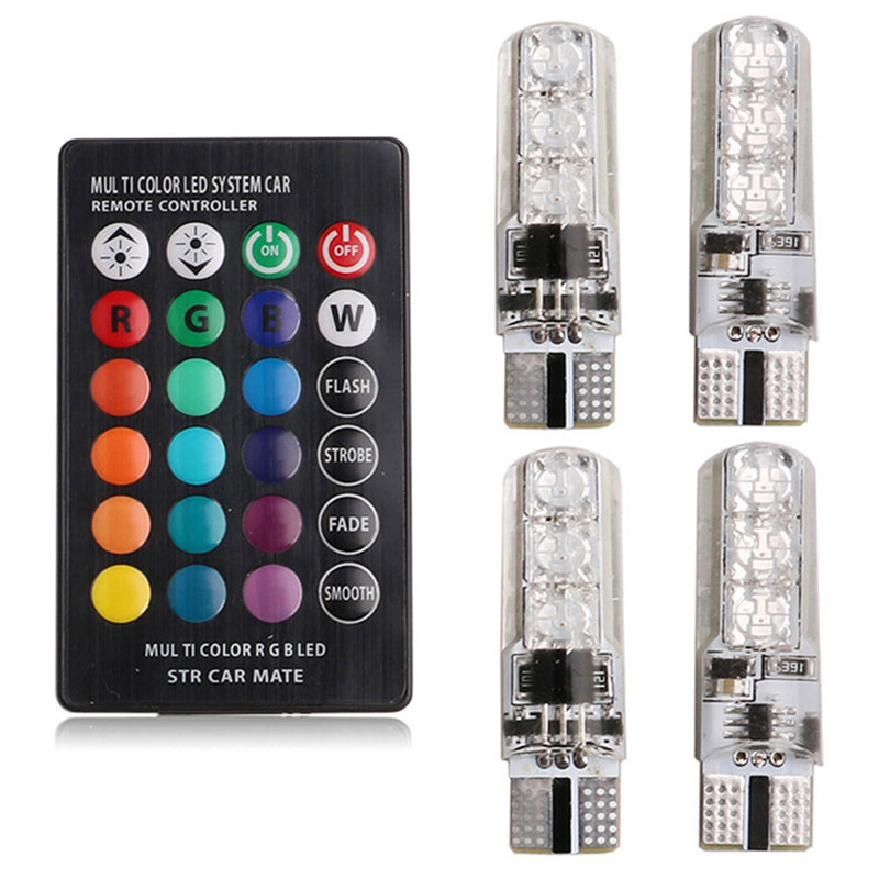 4PCS Car Signal Atmosphere Bul - đánh giá và giá Voice Control Light Bulb