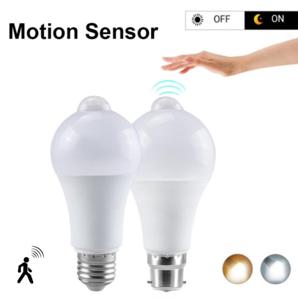 PIR Motion Sensor LED Light Bu - đánh giá và giá Voice Control Light Bulb