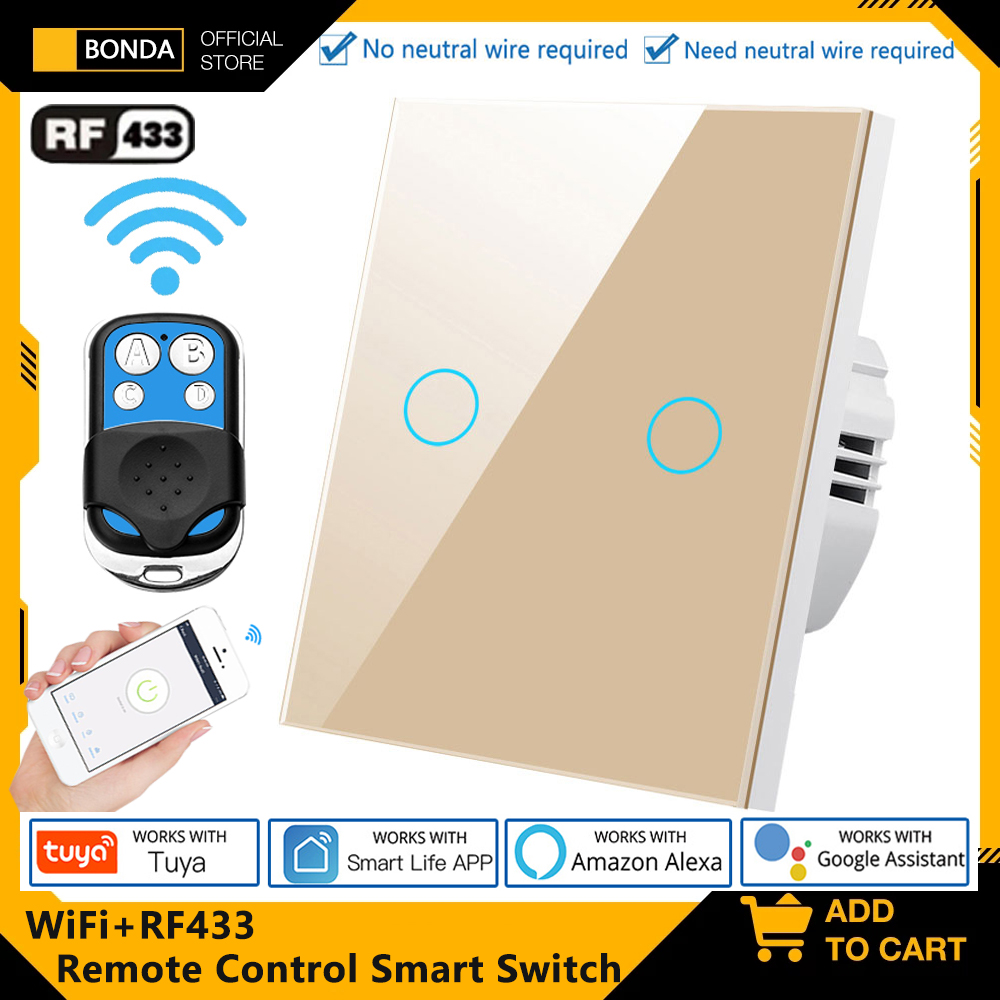Tuya EU WiFi+RF433 Smart Remot - đánh giá và giá Smart Home Integration