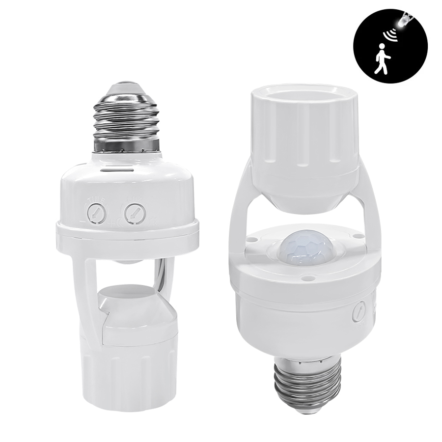 PIR Motion Sensor E27 Bulb Soc - đánh giá và giá Voice Control Light Bulb