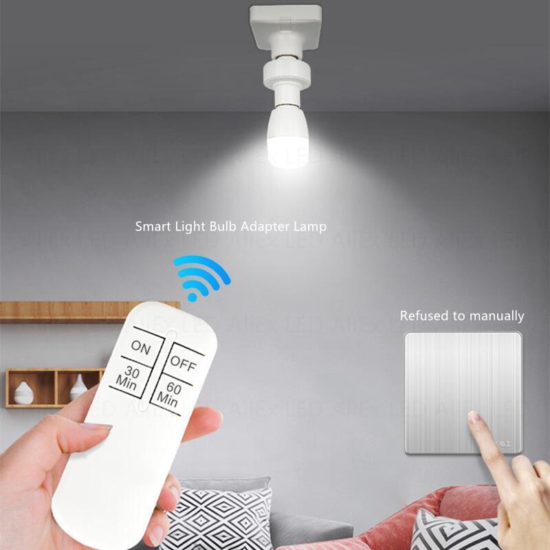 E27 LED Lamp RF 433MHz Smart R - đánh giá và giá Voice Control Light Bulb
